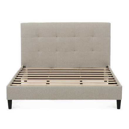 Manželská postel Autronic látka, béžová, BED-M180 CRM2 (2)