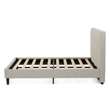 Manželská postel Autronic látka, béžová, BED-M180 CRM2 (3)