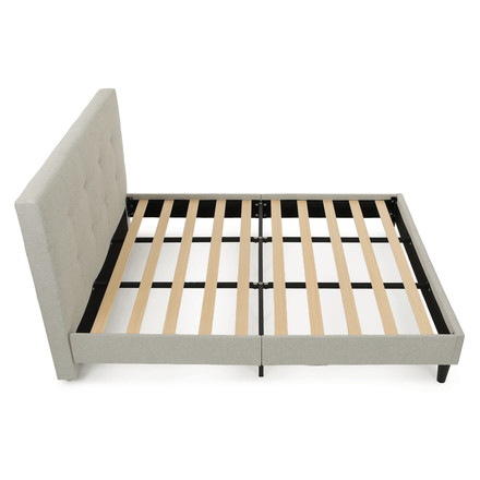 Manželská postel Autronic látka, béžová, BED-M180 CRM2 (7)
