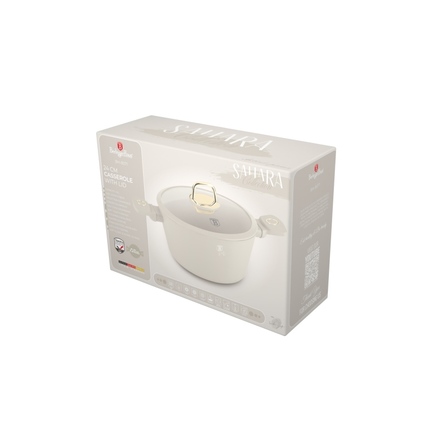 Kastrol s titanovým povrchem a poklicí Berlingerhaus BH-8071 24 cm Sahara Collection (8)
