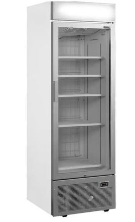 Mrazicí skříň prosklené dveře Tefcold UFSC1450GCP NF Silver
