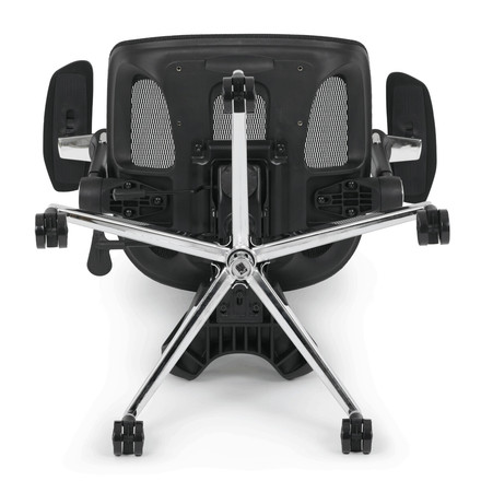 Kancelářská židle Autronic synchronní mechanismus, černá síťovina, KA-B2361 BK (17)