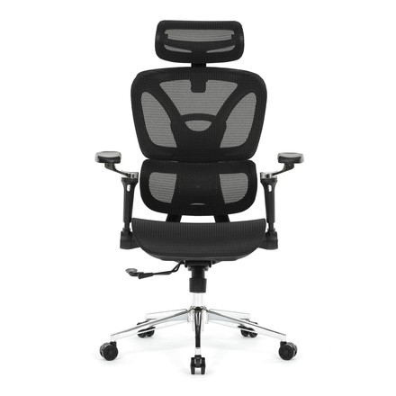 Kancelářská židle Autronic synchronní mechanismus, černá síťovina, KA-B2361 BK (2)
