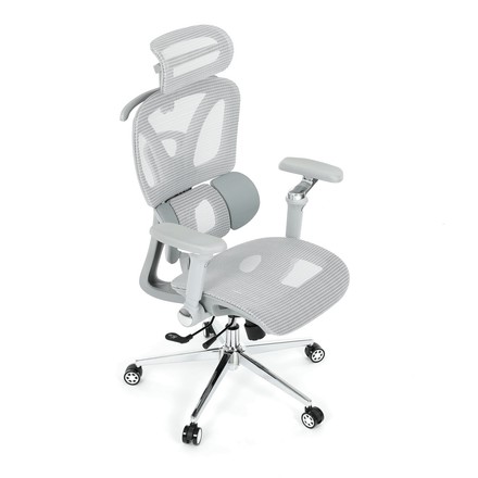 Kancelářská židle Autronic synchronní mechanismus, šedá síťovina, KA-B2363 GREY (10)