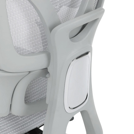 Kancelářská židle Autronic synchronní mechanismus, šedá síťovina, KA-B2363 GREY (15)