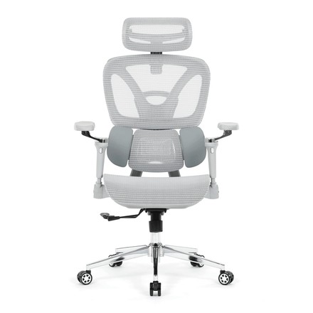 Kancelářská židle Autronic synchronní mechanismus, šedá síťovina, KA-B2363 GREY (2)