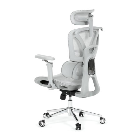 Kancelářská židle Autronic synchronní mechanismus, šedá síťovina, KA-B2363 GREY (4)