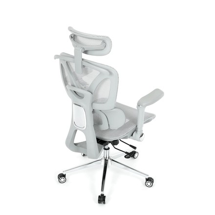 Kancelářská židle Autronic synchronní mechanismus, šedá síťovina, KA-B2363 GREY (8)