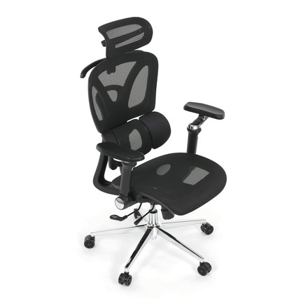Kancelářská židle Autronic synchronní mechanismus, černá síťovina, KA-B2363 BK (10)