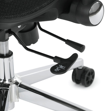 Kancelářská židle Autronic synchronní mechanismus, černá síťovina, KA-B2363 BK (16)
