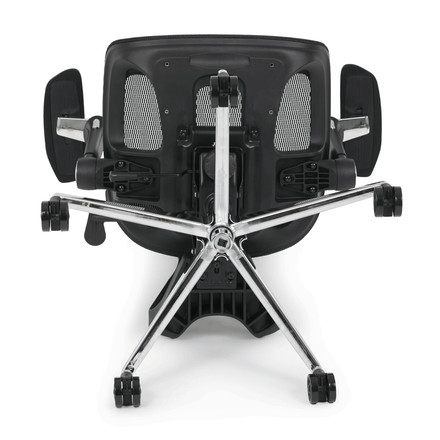 Kancelářská židle Autronic synchronní mechanismus, černá síťovina, KA-B2363 BK (17)