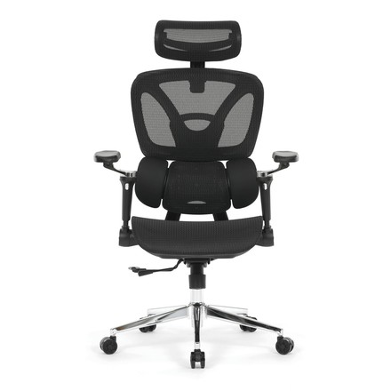Kancelářská židle Autronic synchronní mechanismus, černá síťovina, KA-B2363 BK (2)