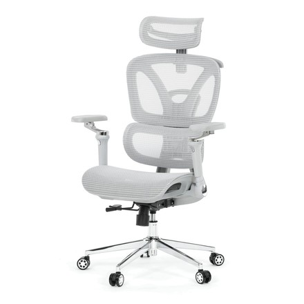 Kancelářská židle Autronic synchronní mechanismus, šedá síťovina, KA-B2361 GREY