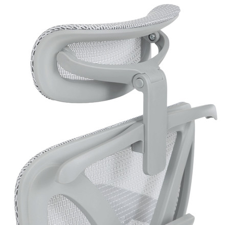 Kancelářská židle Autronic synchronní mechanismus, šedá síťovina, KA-B2361 GREY (12)
