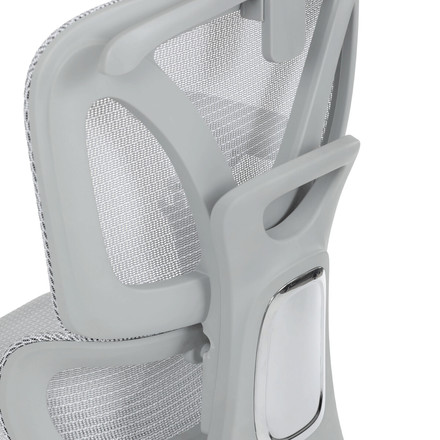 Kancelářská židle Autronic synchronní mechanismus, šedá síťovina, KA-B2361 GREY (15)