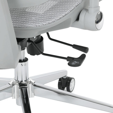 Kancelářská židle Autronic synchronní mechanismus, šedá síťovina, KA-B2361 GREY (16)