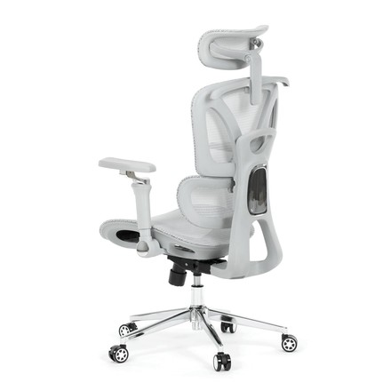 Kancelářská židle Autronic synchronní mechanismus, šedá síťovina, KA-B2361 GREY (4)