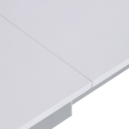 Moderní jídelní stůl s rozkladem Autronic rozkládací 60-90x60 cm, melamin, bílá, GDT-206 WT (11)