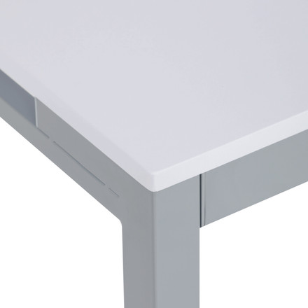 Moderní jídelní stůl s rozkladem Autronic rozkládací 60-90x60 cm, melamin, bílá, GDT-206 WT (12)