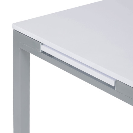 Moderní jídelní stůl s rozkladem Autronic rozkládací 60-90x60 cm, melamin, bílá, GDT-206 WT (13)
