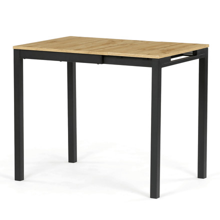 Moderní jídelní stůl s rozkladem Autronic rozkládací 60-90x60 cm, melamin, dub, GDT-206 OAK