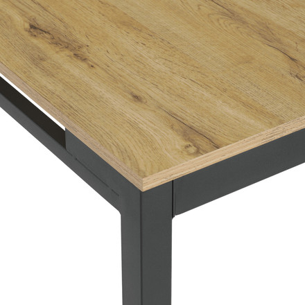 Moderní jídelní stůl s rozkladem Autronic rozkládací 60-90x60 cm, melamin, dub, GDT-206 OAK (12)