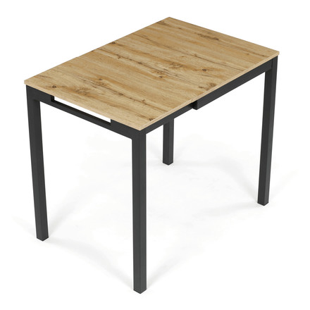 Moderní jídelní stůl s rozkladem Autronic rozkládací 60-90x60 cm, melamin, dub, GDT-206 OAK (7)