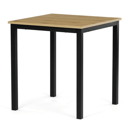 Moderní jídelní stůl Autronic 70x70cm, melamin, dub, GDT-201 OAK
