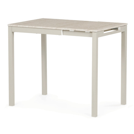 Moderní jídelní stůl s rozkladem Autronic rozkládací 60-90x60 cm, melamin, travertin, GDT-206 TRV