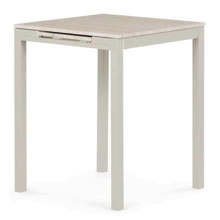 Moderní jídelní stůl s rozkladem Autronic rozkládací 60-90x60 cm, melamin, travertin, GDT-206 TRV (3)
