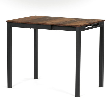 Moderní jídelní stůl s rozkladem Autronic rozkládací 60-90x60 cm, melamin, old wood, GDT-206 OLW2