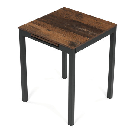 Moderní jídelní stůl s rozkladem Autronic rozkládací 60-90x60 cm, melamin, old wood, GDT-206 OLW2 (10)