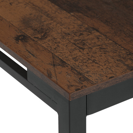 Moderní jídelní stůl s rozkladem Autronic rozkládací 60-90x60 cm, melamin, old wood, GDT-206 OLW2 (12)