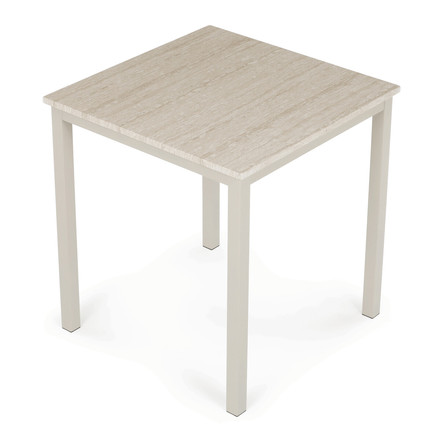 Moderní jídelní stůl Autronic 70x70cm, melamin, travertin, GDT-201 TRV (4)