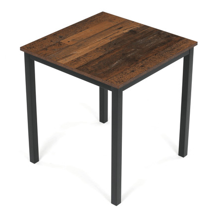 Moderní jídelní stůl Autronic 70x70cm, melamin, old wood, GDT-201 OLW2 (4)