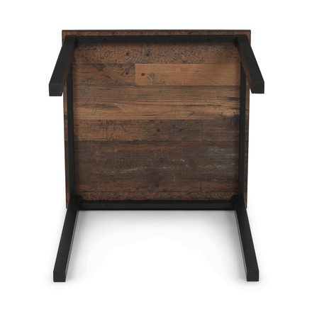 Moderní jídelní stůl Autronic 70x70cm, melamin, old wood, GDT-201 OLW2 (7)