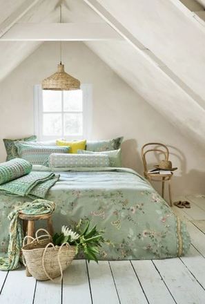 Luxusní ložní povlečení Pip Studio KILI Flower GREEN 140x200+70x90 (1)