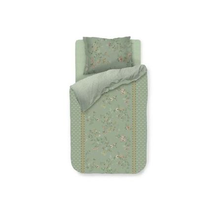 Luxusní ložní povlečení Pip Studio KILI Flower GREEN 140x200+70x90