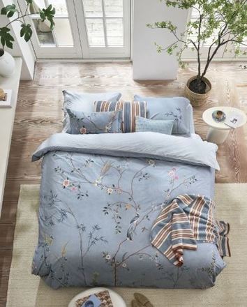 Luxusní ložní povlečení Pip Studio Bamboo Blossom Light Blue140x200+70x90 - dárkový box (1)