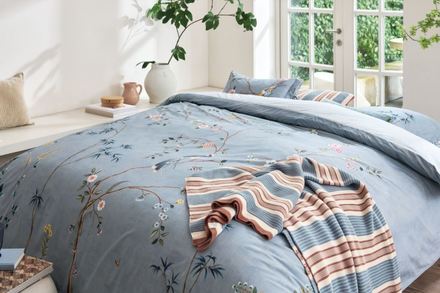 Luxusní ložní povlečení Pip Studio Bamboo Blossom Light Blue140x200+70x90 - dárkový box (3)