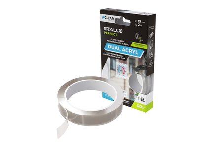 Páska montážní Stalco S042276664, oboustranná, akrylová, 19 mm x 2 m, PERFECT