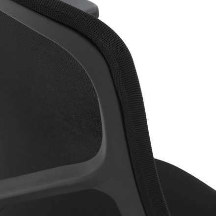 Kancelářská židle Autronic synchronní mechanismus, černá síťovina, KA-S2173 BK (11)