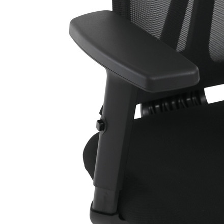 Kancelářská židle Autronic synchronní mechanismus, černá síťovina, KA-S2173 BK (12)