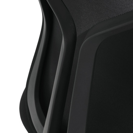 Kancelářská židle Autronic synchronní mechanismus, černá síťovina, KA-S2173 BK (13)