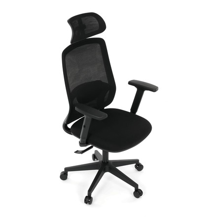 Kancelářská židle Autronic synchronní mechanismus, černá síťovina, KA-S2176 BK (10)
