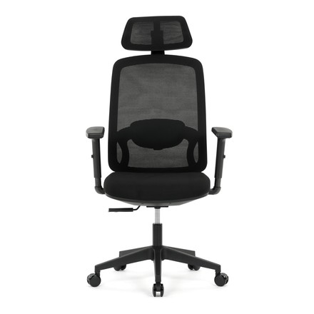 Kancelářská židle Autronic synchronní mechanismus, černá síťovina, KA-S2176 BK (2)