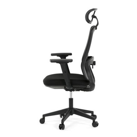 Kancelářská židle Autronic synchronní mechanismus, černá síťovina, KA-S2176 BK (3)