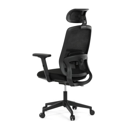 Kancelářská židle Autronic synchronní mechanismus, černá síťovina, KA-S2176 BK (4)