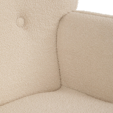 Relaxační křeslo Autronic krémová, látka bouclé, AK-319 CRM2 (12)