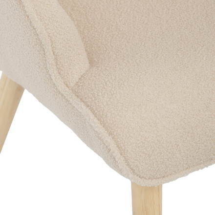 Relaxační křeslo Autronic krémová, látka bouclé, AK-319 CRM2 (13)
